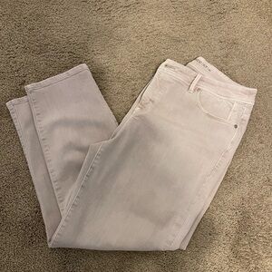 Chico's So Slimming Girlfriend Crop Size 1.5 Tan